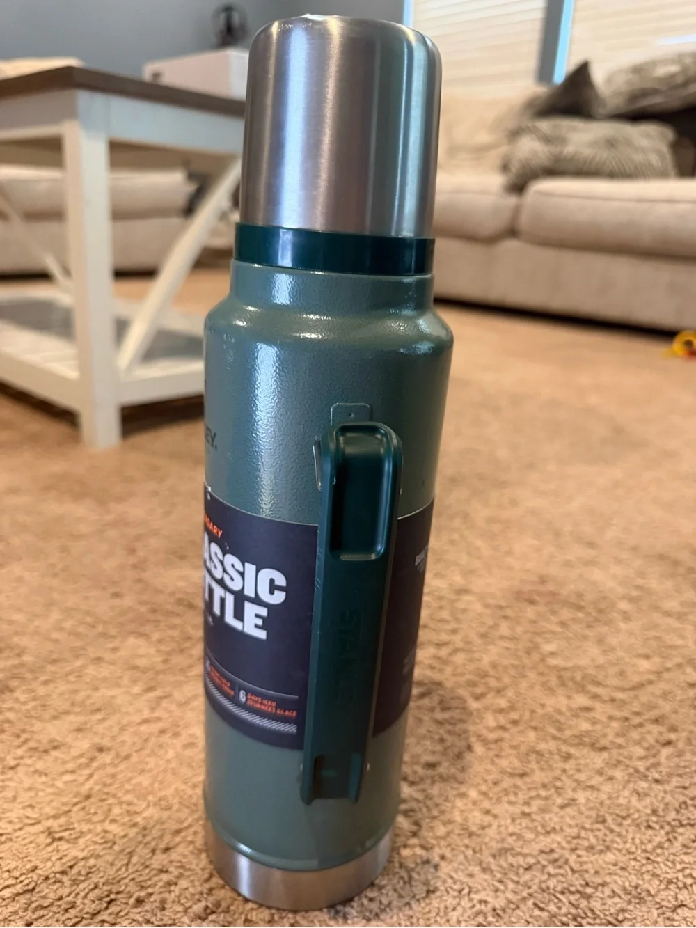 Heritage Classic Vacuum Bottle Thermos 1.1 qt  1L Stainless Steel